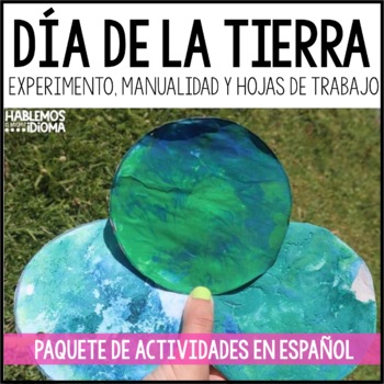Preview of Paquete de actividades sobre el día de Tierra | Spanish Earth day activities