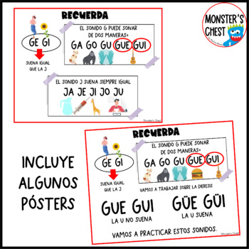 Ortografia Paquete de recursos Imprimir & Digital Spanish Spelling Bundle