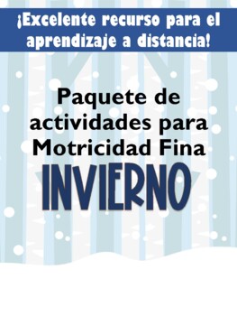 Preview of Paquete de invierno para motricidad fina