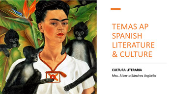 Preview of Paquete de presentaciones de los temas AP de Spanish Literature & Culture
