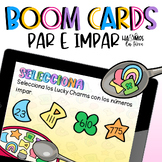 Par e impar en Español  Boom Cards | Even or odd numbers i