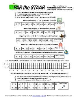 Biology Staar Worksheets Teaching Resources Teachers Pay Teachers