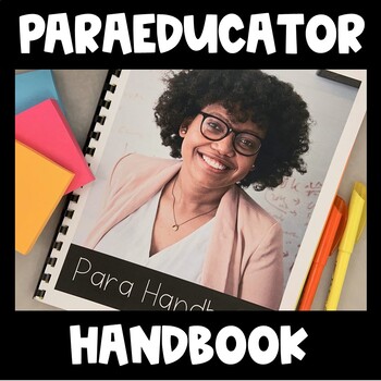 Preview of Para Handbook Editable