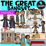 Parable of the Great Banquet Clipart Set {Educlips Clipart}
