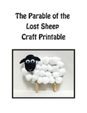 free lost sheep printable craft