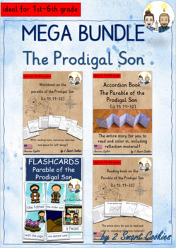 Preview of Parable of the Prodigal Son GROWING Bundle Bible Story New Testament Religion AE