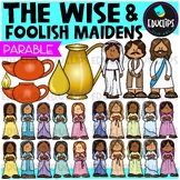 Parable of the Wise & Foolish Maidens Clipart Set {Educlip