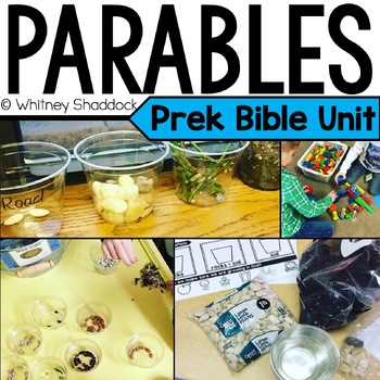 Preview of Parables of Jesus Preschool Bible Lessons & Sunday School Unit for Bible Study
