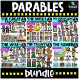 Parables | Religious Stories Clip Art Bundle {Educlips Clipart}