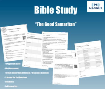 Preview of Parables "The Parable of the Good Samaritan" - A Bible Study
