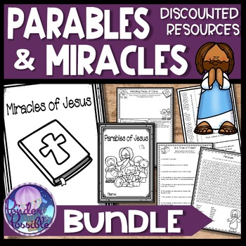Preview of Parables and Miracles of Jesus Bundle