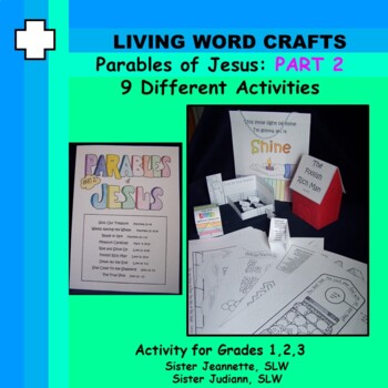 Preview of Parables of Jesus Part 2 ( over half are 3D projects for Grades 1, 2, 3 SOLD 1