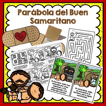 Preview of Parábola del Buen Samaritano, Parable of the Good Samaritan in Spanish