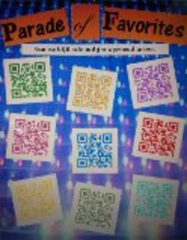 Preview of ESOL Basic Conversation Parade of Favorites QR Activity