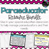 Special Education Paraeducator Resource Bundle