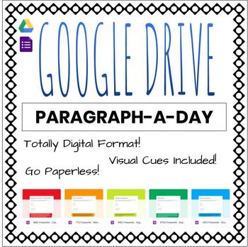 Preview of Paragraph-A-Day and Freewrites - Paperless Distance Learning Google Forms SET 1