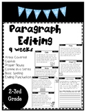 Paragraph Editing:  Non Fiction Text Grades 2nd and 3rd