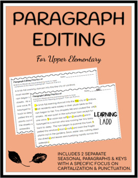 Preview of Paragraph Editing Practice