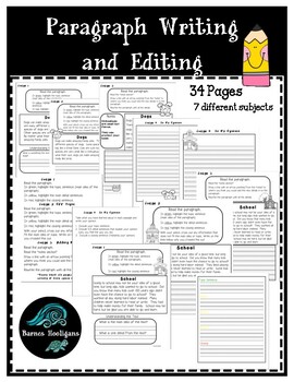 Preview of Paragraph Main Idea,  Reading, Writing  Opinion  2nd and 3rd Grade Literacy