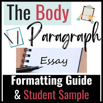 Preview of Essay Writing & Literary Analysis Paragraph Format