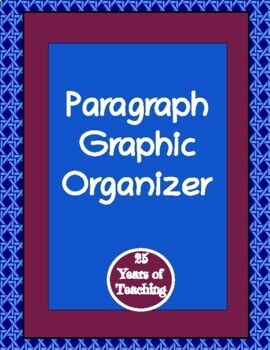 Preview of Paragraph Graphic Organizer: A Go To Resource for Use in All Subjects