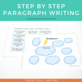 Paragraph Graphic Organizers - Step by Step