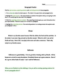 Paragraph Practice Worksheet, Elementary Paragraph Writing