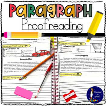 Preview of Paragraph Proofreading  Workbook