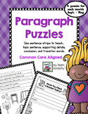 Paragraph Puzzles - Comprehension, Fluency, and More