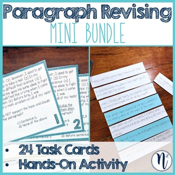 Preview of Paragraph Revising Bundle: Adding, Removing, and Moving Sentences