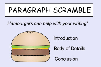 Preview of Paragraph Scramble Smartboard