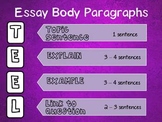 Paragraph Structure TEEL Poster