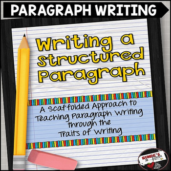Preview of Paragraph Writing Mini Unit