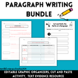 Paragraph Writing | Bundle | Activities and Editable Graph