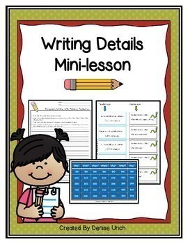 Preview of Paragraph Writing Adding Details to Narrative Opinion / SPED & ESL & Reg Ed