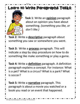 paragraph writing definition