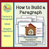 Paragraph Writing Graphic Organizers, Prompts and Rubric