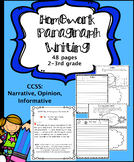 Paragraph Writing Homework: Great for Distance Learning
