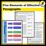 Five Elements of Effective Paragraphs: How can I make my p