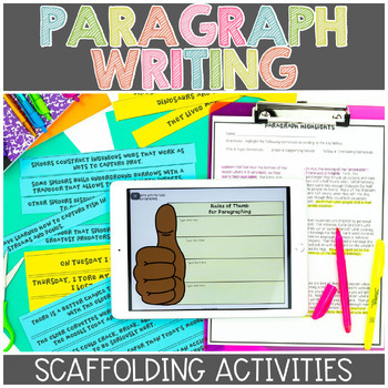 Preview of Paragraph Writing How to Write a Paragraph Scaffolding