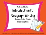 Paragraph Writing Introduction: PowerPoint