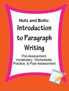 Preview of Paragraph Writing Introduction: Skill Sheets