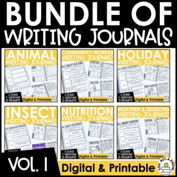 Preview of Paragraph Writing Journal: THE BUNDLE VOLUME 1