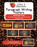 Paragraph Writing Posters, Hamburger Model Anchor Charts -