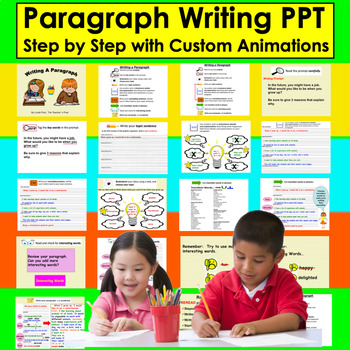 Preview of Paragraph Writing PowerPoint - Common Core