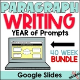 Digital Paragraph Writing Practice with Writing Prompts 2n