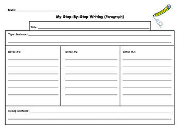 Preview of Paragraph Writing Template