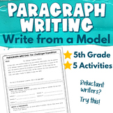 Paragraph Writing - The Challenger Expedition - 5th Grade