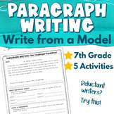 Paragraph Writing - The Challenger Expedition - 7th Grade