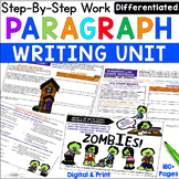 Paragraph Writing Unit & Paragraph Graphic Organizers - Ho